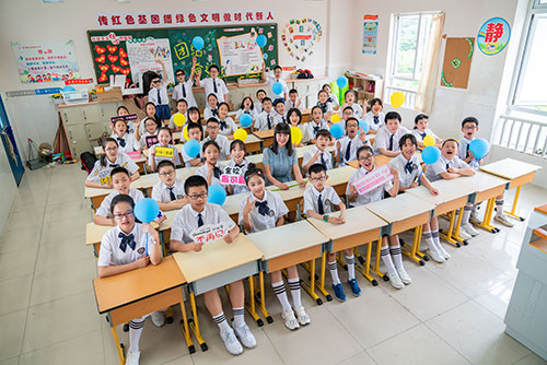 浦口小学生毕业季集体照拍摄